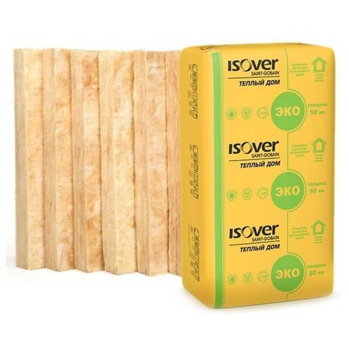 Утеплитель Isover Изовер Тёплый Дом Плита 50х610х1170 в Будогоще